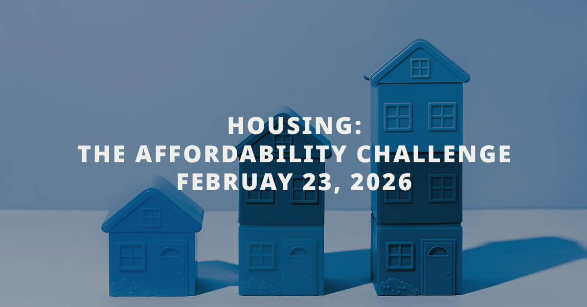 Housing:  The Affordability Challenge